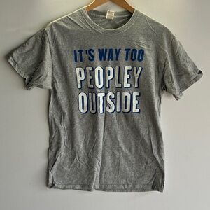 Fruit of the Loom Gray Graphic Tee